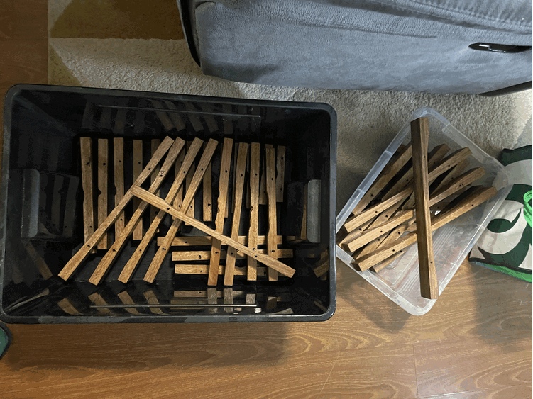 Oiled bar stock